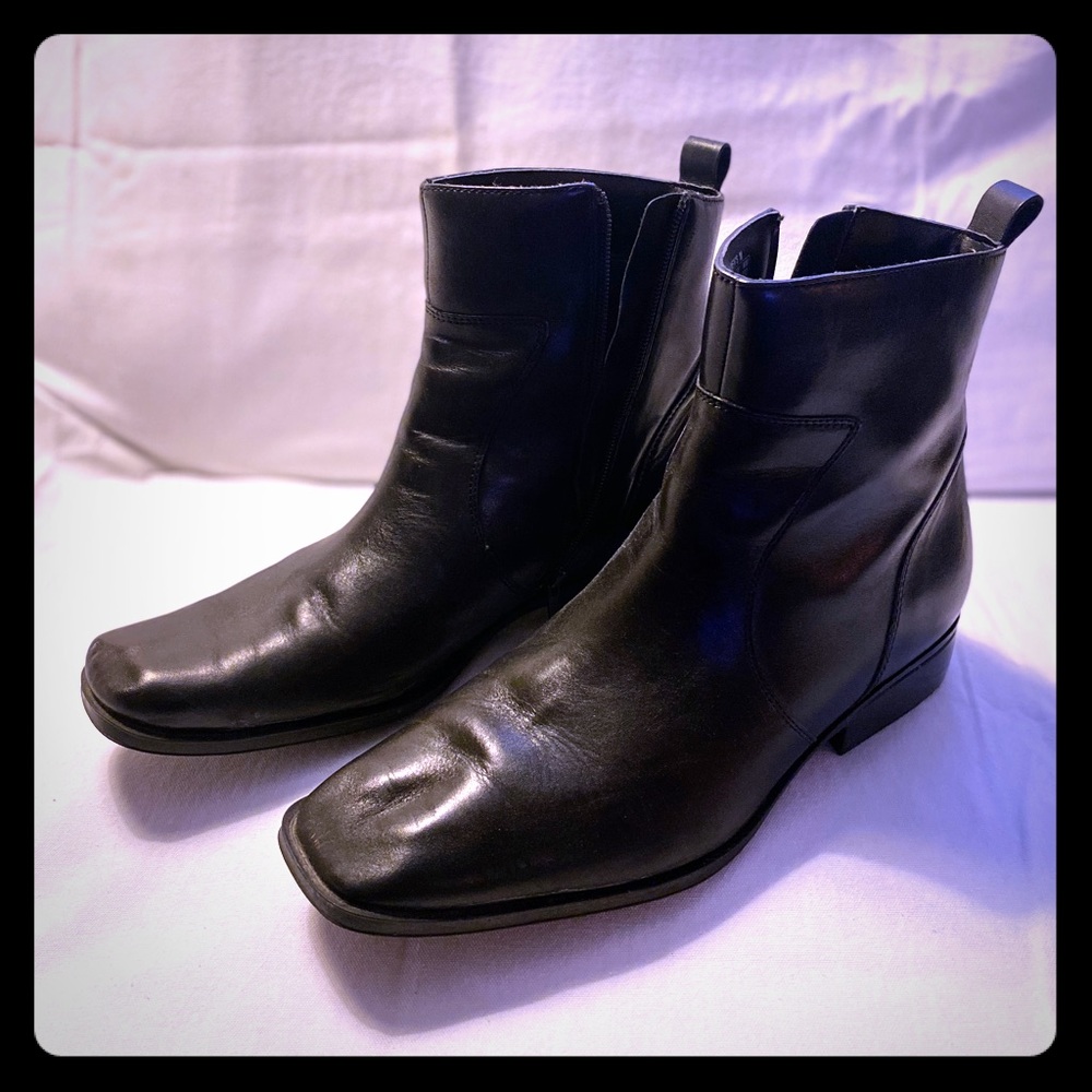Rockport men’s US size 11 black leather boots